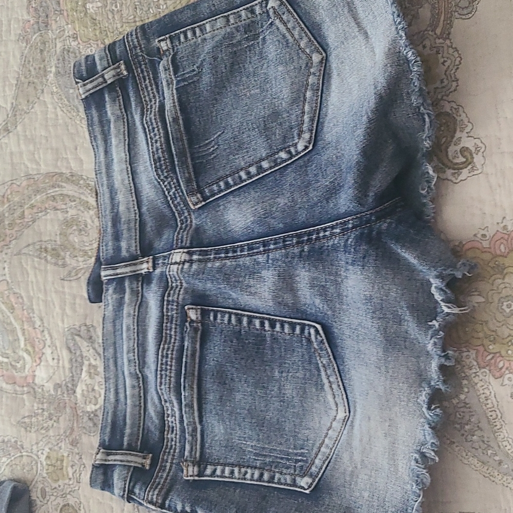 Size 11/12 Elite Jeans Blue Jean Shorts - Picture 5 of 5